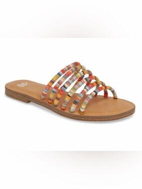 BP. Grace Colorful Slide Sandal Size 9.5